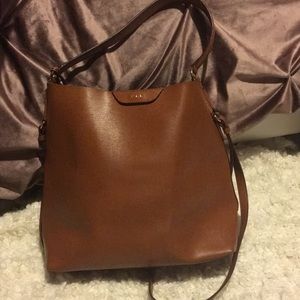 Ralph Lauren Camel Leather Tote
